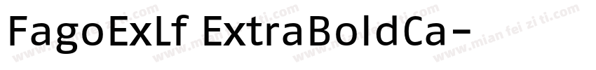 FagoExLf ExtraBoldCa字体转换